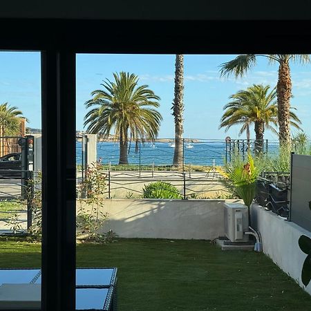 T3 Neuf Avec Terrasse Et Jardin Face A La Mer 邦多勒 外观 照片